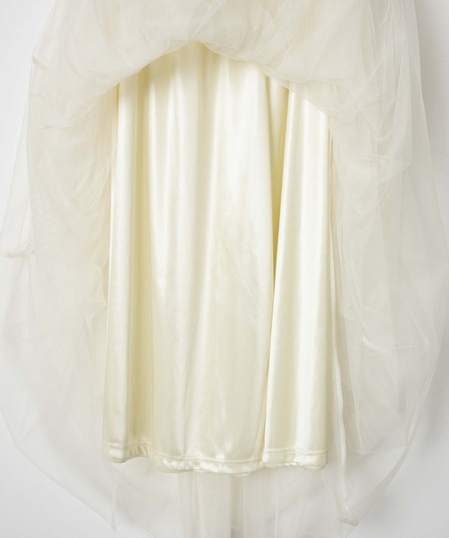 WEGO(ウィゴー)の「WEGO/【一部店限定】2wayボリュームチュールスカート(スカート・レディース・オフホワイト/ブラック・FREE)」の21枚目の写真