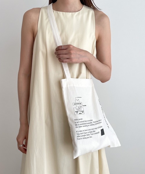 CANAL JEAN（キャナルジーン）の「arc(アーク) トートバッグ（トートバッグ・レディース・ホワイト・ONE SIZE）」の2枚目の写真