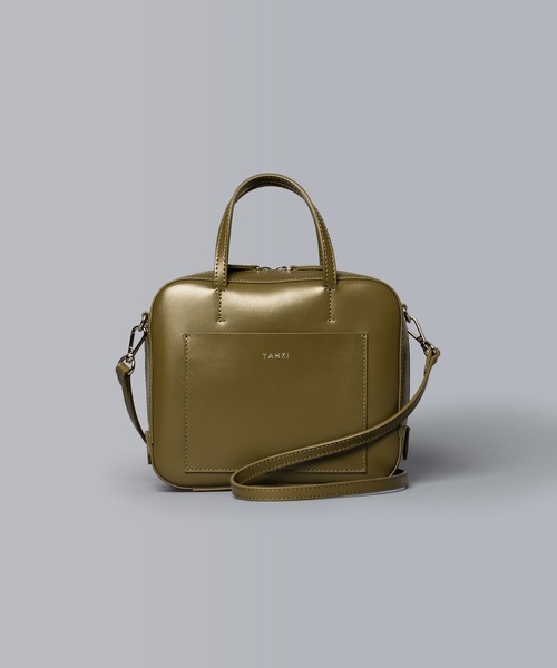 YAHKI（ヤーキ）の「【 YAHKI / ヤーキ 】W FACE / レザー2way ショルダーバッグ（ショルダーバッグ・レディース・ブラック/ブルー/カーキ・FREE）」の3枚目の写真