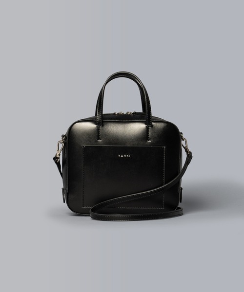 YAHKI（ヤーキ）の「【 YAHKI / ヤーキ 】W FACE / レザー2way ショルダーバッグ（ショルダーバッグ・レディース・ブラック/ブルー/カーキ・FREE）」の2枚目の写真