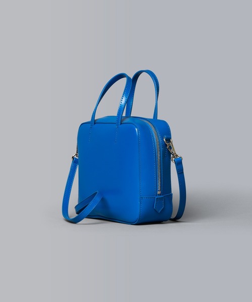 YAHKI（ヤーキ）の「【 YAHKI / ヤーキ 】W FACE / レザー2way ショルダーバッグ（ショルダーバッグ・レディース・ブラック/ブルー/カーキ・FREE）」の4枚目の写真