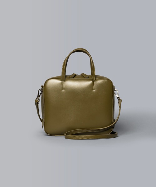 YAHKI（ヤーキ）の「【 YAHKI / ヤーキ 】W FACE / レザー2way ショルダーバッグ（ショルダーバッグ・レディース・ブラック/ブルー/カーキ・FREE）」の12枚目の写真