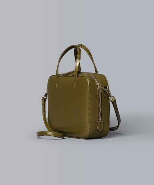 YAHKI（ヤーキ）の「【 YAHKI / ヤーキ 】W FACE / レザー2way ショルダーバッグ（ショルダーバッグ・レディース・ブラック/ブルー/カーキ・FREE）」の10枚目の写真