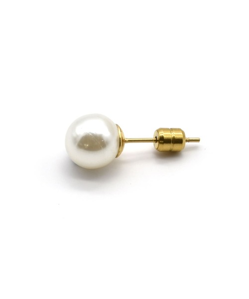 LHME(エルエイチエムイー)の「LHME チェーンドロップパールピアス/サージカルステンレス316L(金属アレルギー対応)(ピアス(両耳用)・レディース・シルバー/ゴールド・ONE SIZE)」の13枚目の写真