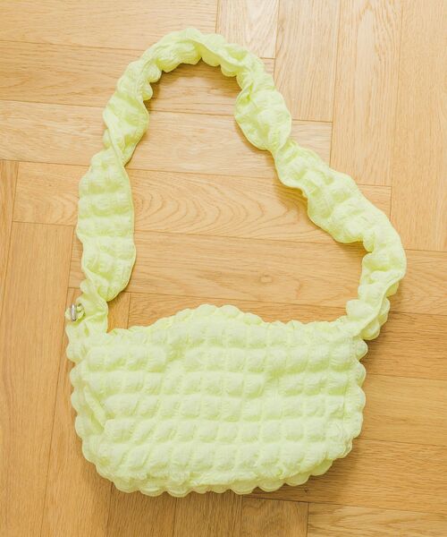 ems excite（エムズエキサイト）の「2wayポコポコBAG（ショルダーバッグ・レディース・ブラック/ライトグリーン/ナチュラル・FREE）」の7枚目の写真