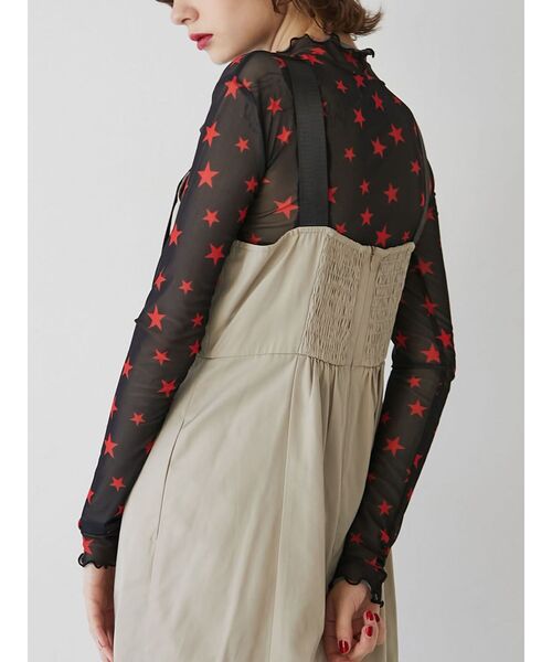 jouetie（ジュエティ）の「パターンシアーフィットトップス（Tシャツ/カットソー・レディース・ブラック/ベージュ・MEDIUM）」の19枚目の写真