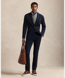 POLO RALPH LAUREN(ポロ ラルフ ローレン)のプリーテッド ダブルニット スーツ トラウザー(スーツパンツ)