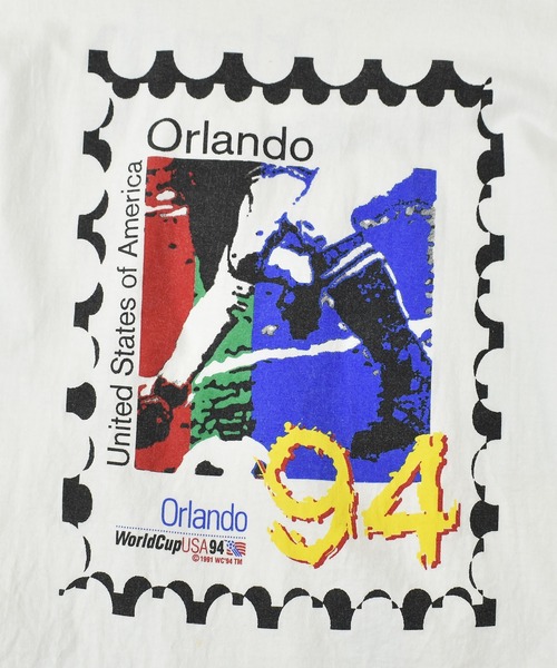 【ヴィンテージ古着】90\'s Orlando World Cup USA プリントTシャツ(Tシャツ/カットソー)|VINTAGE(ヴィンテージ)