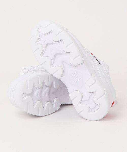 FILA（フィラ）の「フィラレイ ハート / FILARAY HEART / 厚底スニーカー（スニーカー・レディース・ホワイト・25.0cm/23.5cm/25.5cm/24.0cm/22.5cm/24.5cm/22.0cm/23.0cm）」の2枚目の写真