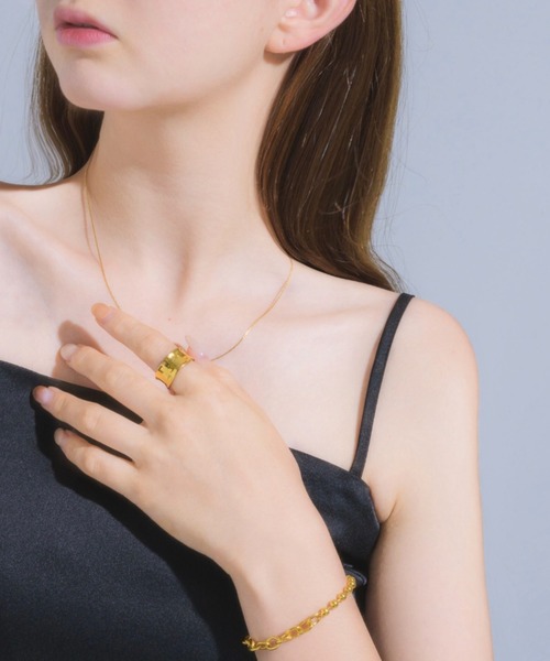 muku（ムク）の「金属アレルギー対応 切替ボールチェーンブレスレット / サージカルステンレス/316L（ブレスレット・レディース・シルバー/ゴールド・FREE）」の10枚目の写真