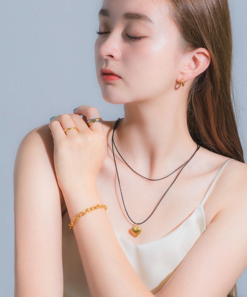 muku（ムク）の「金属アレルギー対応 切替ボールチェーンブレスレット / サージカルステンレス/316L（ブレスレット・レディース・シルバー/ゴールド・FREE）」の11枚目の写真