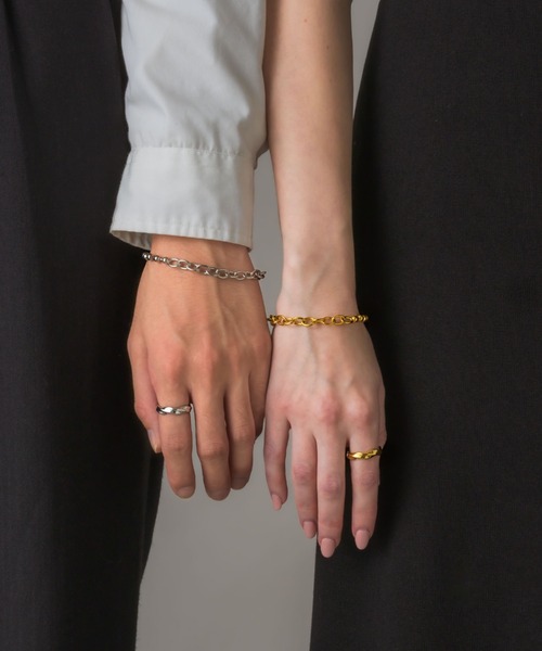 muku（ムク）の「金属アレルギー対応 切替ボールチェーンブレスレット / サージカルステンレス/316L（ブレスレット・レディース・シルバー/ゴールド・FREE）」の15枚目の写真