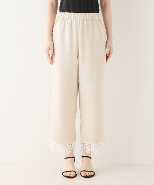 【新品　タグ付き】NETTO di MAMMINA　レース　パンツ セール】裾レースパンツ（その他パンツ）｜La TOTALITE