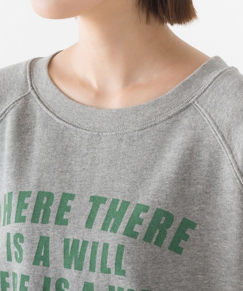 OMNES（オムネス）の「裏毛フレンチスリーブプルオーバー（Tシャツ/カットソー・レディース・ベージュ/グレー/チャコール・FREE）」の22枚目の写真