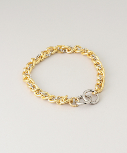 Bijou R.I (ビジューアールアイ)の「【Bijou R.I /ビジューアールアイ】STITCH CHAIN ネックレス(ネックレス・レディース・ゴールド・FREE)」の6枚目の写真