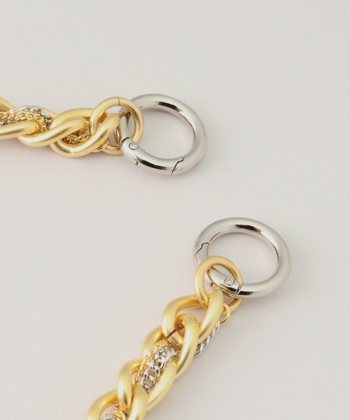Bijou R.I (ビジューアールアイ)の「【Bijou R.I /ビジューアールアイ】STITCH CHAIN ネックレス(ネックレス・レディース・ゴールド・FREE)」の3枚目の写真