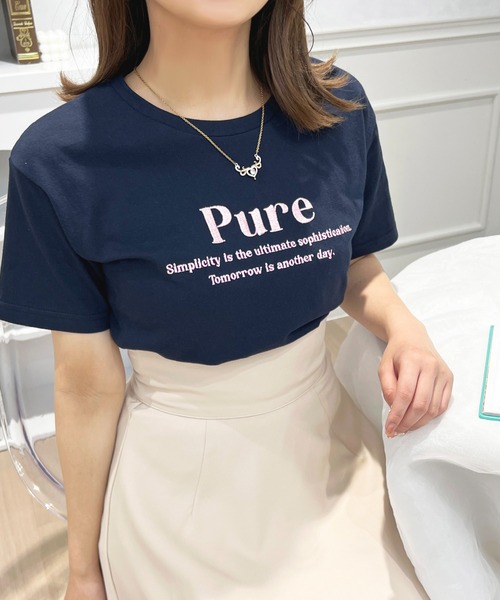 きらきら刺繍Tシャツ【ZOZOTOWN限定アイテム】（Tシャツ/カットソー