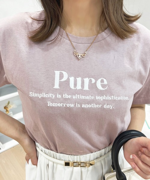 きらきら刺繍Tシャツ【ZOZOTOWN限定アイテム】（Tシャツ
