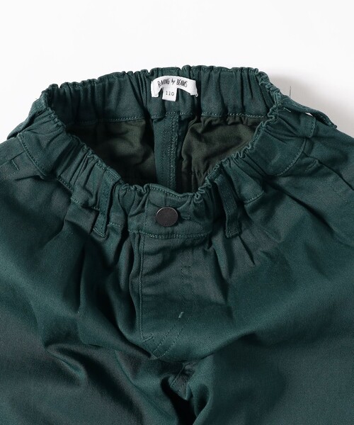B:MING by BEAMS（ビーミングバイビームス）の「B:MING by BEAMS / らくらく タックチノパンツ（100～150cm）（チノパンツ・キッズ・ダークグリーン/ブラック/ベージュ/ブラック系その他4/ブラウン系その他・100/120/110/140/150/130）」の8枚目の写真