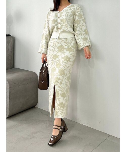 dazzlin（ダズリン）の「フラワーシャギーカーデトップス（カーディガン/ボレロ・レディース・ピンク/ブルー/アイボリー・FREE）」の8枚目の写真