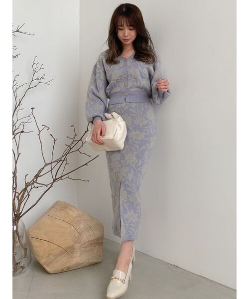 dazzlin（ダズリン）の「フラワーシャギーカーデトップス（カーディガン/ボレロ・レディース・ピンク/ブルー/アイボリー・FREE）」の20枚目の写真