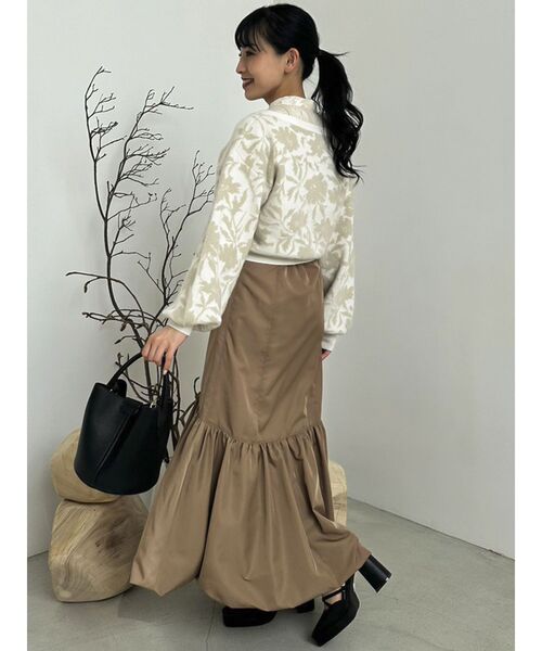 dazzlin（ダズリン）の「フラワーシャギーカーデトップス（カーディガン/ボレロ・レディース・ピンク/ブルー/アイボリー・FREE）」の15枚目の写真