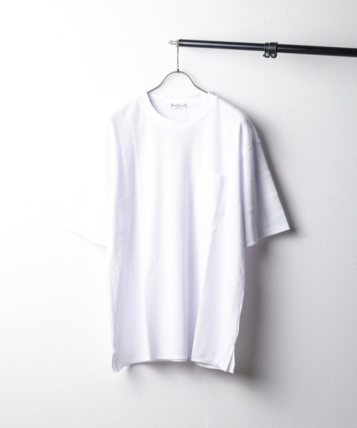 INNOCENT(イノセント)の「『サーマル』 半袖ビッグTシャツ(Tシャツ/カットソー・レディース・ブラック/ホワイト/グレー/ラベンダー・M/L)」の3枚目の写真