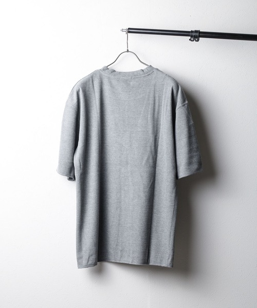 INNOCENT(イノセント)の「『サーマル』 半袖ビッグTシャツ(Tシャツ/カットソー・レディース・ブラック/ホワイト/グレー/ラベンダー・M/L)」の6枚目の写真