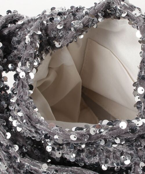 paravion（パラビオン）の「スパンコールハンドバッグ（ハンドバッグ・レディース・シルバー/ブラック/ホワイト/ピンク・FREE）」の22枚目の写真