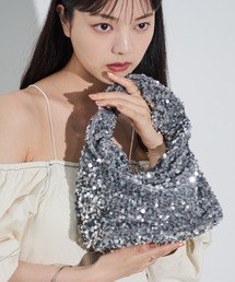 paravion | 再入荷　スパンコールハンドバッグ(ハンドバッグ)