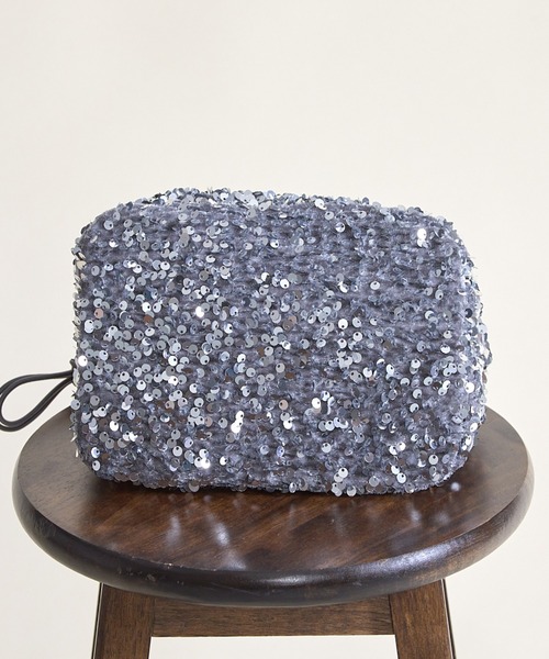 paravion（パラビオン）の「スパンコールハンドバッグ（ハンドバッグ・レディース・シルバー/ブラック/ホワイト/ピンク・FREE）」の12枚目の写真