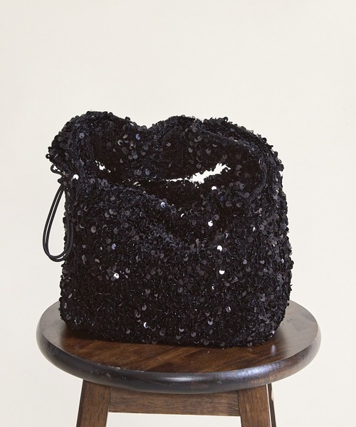 paravion（パラビオン）の「スパンコールハンドバッグ（ハンドバッグ・レディース・シルバー/ブラック/ホワイト/ピンク・FREE）」の7枚目の写真