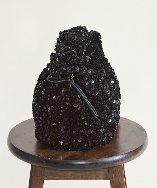 paravion（パラビオン）の「スパンコールハンドバッグ（ハンドバッグ・レディース・シルバー/ブラック/ホワイト/ピンク・FREE）」の8枚目の写真