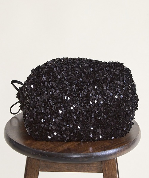 paravion（パラビオン）の「スパンコールハンドバッグ（ハンドバッグ・レディース・シルバー/ブラック/ホワイト/ピンク・FREE）」の9枚目の写真