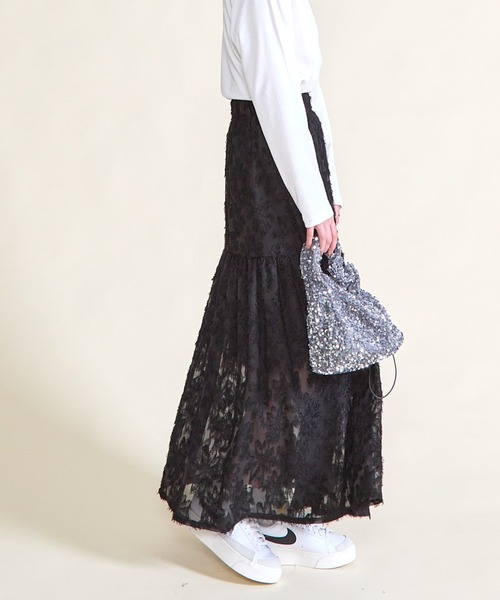 paravion（パラビオン）の「スパンコールハンドバッグ（ハンドバッグ・レディース・シルバー/ブラック/ホワイト/ピンク・FREE）」の16枚目の写真