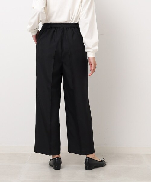 DRESKIP(ドレスキップ)の「◆センタープレスできちんと見え ベルト付き タックワイドパンツ(その他パンツ・レディース・ブラック/サンドベージュ/カーキ・03/04/02)」の9枚目の写真