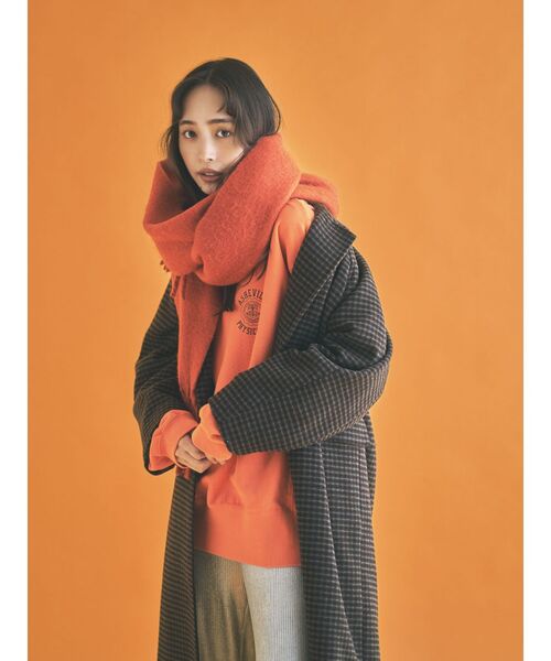 Ungrid（アングリッド）の「ルーズシルエットチェスターコート（チェスターコート・レディース・その他1/ヘザーグレー/ブラック・SMALL/MEDIUM）」の8枚目の写真