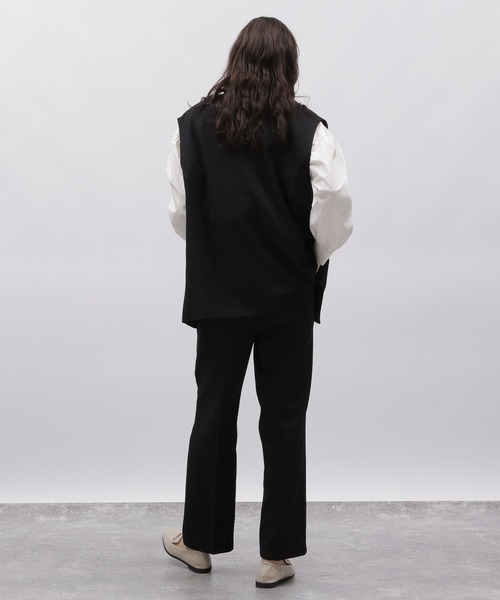 LAKOLE(ラコレ)の「ダブルブレストジレ / 972289(ベスト・レディース・ブラック/モカ/ベージュ・SMALL/MEDIUM)」の6枚目の写真