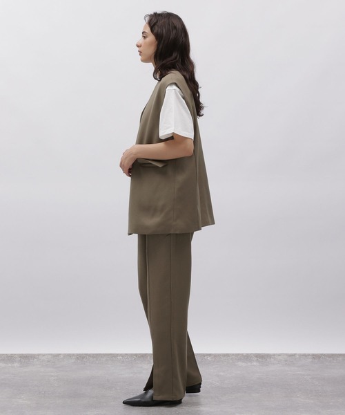 LAKOLE(ラコレ)の「ダブルブレストジレ / 972289(ベスト・レディース・ブラック/モカ/ベージュ・SMALL/MEDIUM)」の10枚目の写真