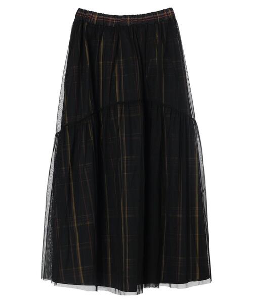 AMERICAN HOLIC（アメリカンホリック）の「チェックリバーシブルチュールスカート（スカート・レディース・チェック/ブルー系その他5・M/L）」の12枚目の写真