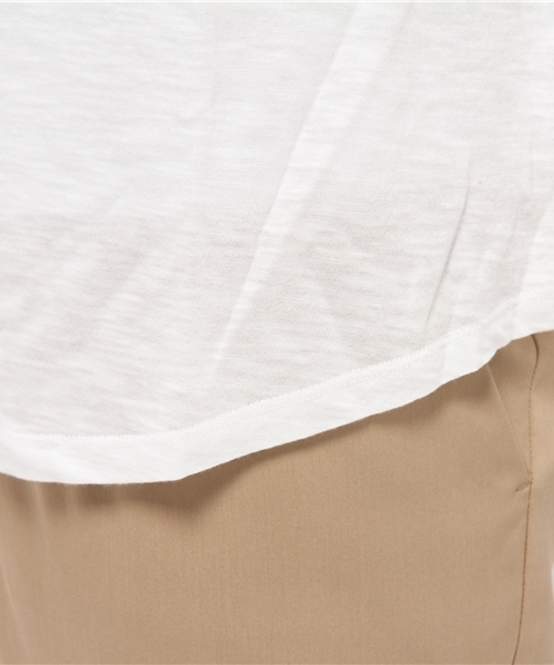 DouDou（ドゥドゥ）の「【DouDou】サングラスTシャツ（Tシャツ/カットソー・レディース・オフホワイト/サックスブルー/グリーン・FREE）」の10枚目の写真