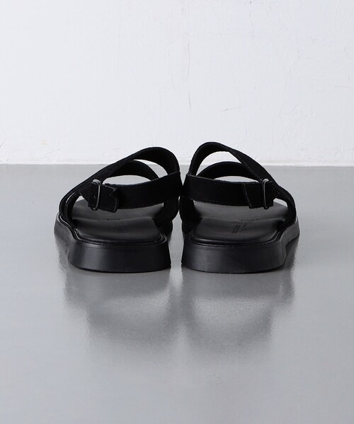 MAURO de BARI（マウロディバリ）の「【別注】＜MAURO de BARI＞ スエード 2ストラップ サンダル（サンダル・メンズ・ブラック・42/43）」の5枚目の写真