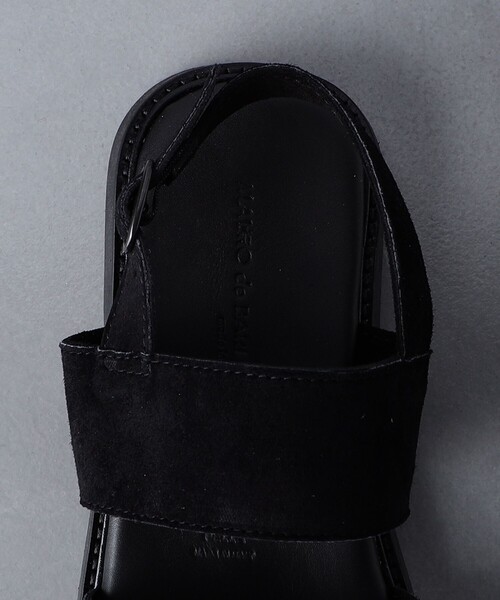 MAURO de BARI（マウロディバリ）の「【別注】＜MAURO de BARI＞ スエード 2ストラップ サンダル（サンダル・メンズ・ブラック・42/43）」の7枚目の写真