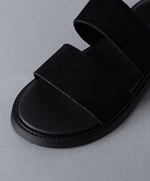 MAURO de BARI（マウロディバリ）の「【別注】＜MAURO de BARI＞ スエード 2ストラップ サンダル（サンダル・メンズ・ブラック・42/43）」の8枚目の写真