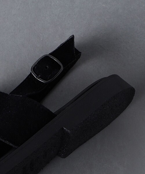 MAURO de BARI（マウロディバリ）の「【別注】＜MAURO de BARI＞ スエード 2ストラップ サンダル（サンダル・メンズ・ブラック・42/43）」の9枚目の写真