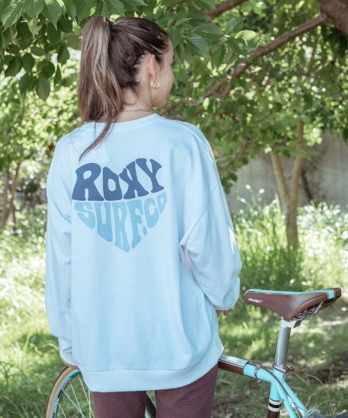 ROXY(ロキシー)の「ROXY SURF CLUB/ロキシーミニ裏毛バックプリントロングスリーブカットソー(Tシャツ/カットソー・レディース・ナチュラル/ブラック/ホワイト/ネイビー・LARGE/MEDIUM/SMALL)」の2枚目の写真