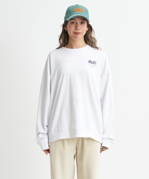 ROXY(ロキシー)の「ROXY SURF CLUB/ロキシーミニ裏毛バックプリントロングスリーブカットソー(Tシャツ/カットソー・レディース・ナチュラル/ブラック/ホワイト/ネイビー・LARGE/MEDIUM/SMALL)」の6枚目の写真