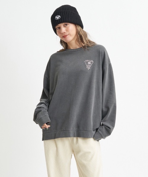 ROXY(ロキシー)の「ROXY SURF CLUB/ロキシーミニ裏毛バックプリントロングスリーブカットソー(Tシャツ/カットソー・レディース・ナチュラル/ブラック/ホワイト/ネイビー・LARGE/MEDIUM/SMALL)」の9枚目の写真
