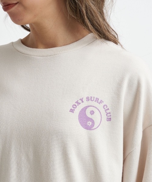 ROXY(ロキシー)の「ROXY SURF CLUB/ロキシーミニ裏毛バックプリントロングスリーブカットソー(Tシャツ/カットソー・レディース・ナチュラル/ブラック/ホワイト/ネイビー・LARGE/MEDIUM/SMALL)」の14枚目の写真