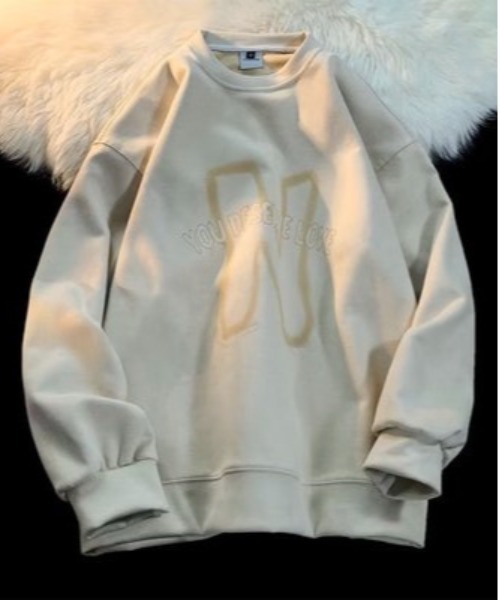 Burner(バーナー)の「【BURNER Recommend Select】スウェット / ラウンドネック / カジュアル oku-tops-732599213089-26 U(スウェット・メンズ・アイボリー/グレー/カーキ/ベージュ・XL/M/L)」の2枚目の写真